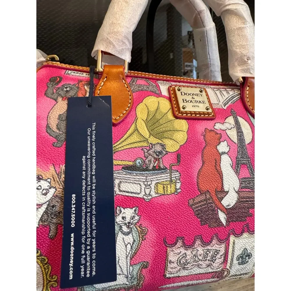 Dooney & Bourke hot pink 50th anniversary Aristocats NWT satchel handbag purse